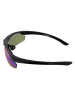 YEAZ SUNUP set magnet-sport-sonnenbrille in mattschwarz