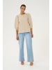 Kaffe Langarm-Shirt KAjanne Regular fit in Feather Gray