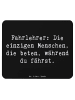 Mr. & Mrs. Panda Mauspad Spruch Fahrlehrer Engel mit Spruch in Schwarz