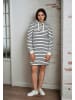 Salzhaut Knielanges Kleid (Midi) AUST in Navy Offwhite