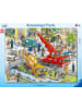 Ravensburger Kinderpuzzle 39 Teile - Rettungseinsatz | Rahmenpuzzle mit Einblick