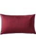 REDBEST Samt Kissenhülle Kingsville in dunkelrot