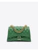 Marc Ellis Handtasche in DARK GREEN AND GOLD