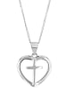 Adeliás Kinder Anhänger – Kreuz Kreuzanhänger aus 925 Silber in silber
