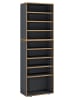 VCM  Holz Regal Schuhschrank Schuhregal Salia B60 in Anthrazit