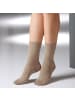 Hudson Baumwolle Socken 1 Paar mit Softbund Relax Cotton in taupe meliert