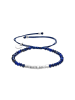 Luxenter Armband mit Silberfinish und natürlichem Lapislazuli – Likah