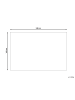Beliani Kurzflor GESI II in Blau - (W) 160 x (H) 1 x (L) 230 cm