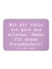 Mr. & Mrs. Panda magnet Spruch Beste Freundin mit Spruch in Lavendeltraum