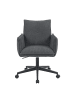 DUBI Möbel 2er-Set: Bürostuhl Mika-Malu in Anthrazit - (B)60 x (H)86 x  (T)63 cm
