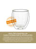 Creano 4er Set Thermoglas "Espressoglas" - 100ml Glas