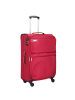 D&N Travel Line 6704 4-Rollen Kofferset 3tlg. in pink