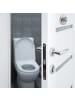 relaxdays 4 x WC Schild in Silber