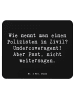Mr. & Mrs. Panda Mousepad Spruch Geheimer Polizist mit Spruch in Schwarz