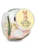 Mr. & Mrs. Panda Bonbonglas Quokka Happy mit Spruch in Gelb Pastell