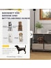 Pawhut Hundekäfig Walnuss 100L x 60B x 68H cm