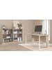Parisot Schreibtisch Eiche, weiß 150 x 80 cm, Laptoptisch für Büro und Homeoffice