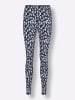 WITT WEIDEN Leggings in marine-bleu-bedruckt