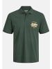 Jack & Jones Poloshirt 'Logo' in weiss