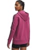 Under Armour Hoodie "Icon Fleece Taped Hoodie" in Rot