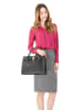 Cluty Handtasche echt Leder in schwarz