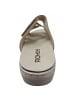 ROHDE Pantolette Wechselfußbett und Hallux in Beige