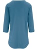 Green Cotton Long-Shirt cotton in rauchblau