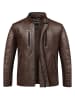 Amaci&Sons Lederjacke EUCLID in Braun