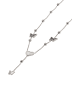 myMo Women Chain Necklace in Silver Black
