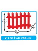 Pilsan Spielzaun, Plastikzaun, Laufgitter 06192 in bunt