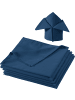 REDBEST Baumwolle Serviette 6er-Pack Seattle in dunkelblau