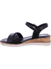 Tamaris Keilsandalette in schwarz