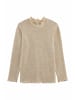 Hessnatur Hessnatur Pointelle Langarmshirt aus reiner Bio-Merinowolle in sand