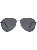 styleBREAKER Piloten Sonnenbrille in Anthrazit / Grau