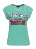 Queen Kerosin Queen Kerosin T-Shirt Ride More Worry Less in mint