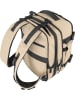 normani Erweiterbarer Handgepäck-Rucksack 20 Liter Nikaho in Beige