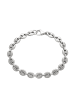 faina Women Chain Link Bracelet in Silver