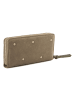 FREDs BRUDER The Beaded One Geldbörse Leder 19 cm in greyish khaki