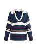 DreiMaster Maritim Strickpullover in Marine Mehrfarbig