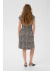 Kaffe Kleid KAbella Regular fit in Black/Chalk Graphic Dot