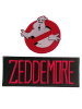 Catch the Patch Ghostbuster Set 2 Stück Zeddemore Logo FilmApplikation Bügelbild inRot