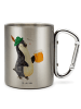 Mr. & Mrs. Panda Tasse Pinguin Bier ohne Spruch in Silber