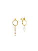 PURELEI Perlenohrringe Elua Gold