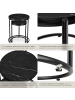 tectake Couchtisch Ellsa, hochwertige Platten in Marmoroptik mit Stahlgestell