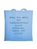 Mr. & Mrs. Panda Shopping Tasche Spruch Kundendienstmitarbeiter ... in Sky Blue