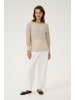 Kaffe Langarm-Bluse KAtio Regular fit in Feather Gray