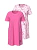 Ulla Popken Nachthemd in pink