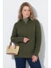 Ulla Popken Pullover in dunkel khaki