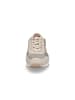 Tamaris Sneaker in Beige Gold Glitzer