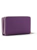 Lazarotti Bologna Leather Geldbörse RFID Schutz Leder 20 cm in purple